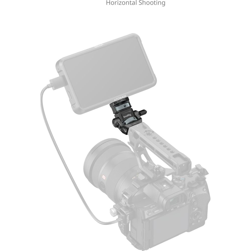 SmallRig 6314 Monitor Support voor Horizontal & Vertical Shooting met ARRI 3/8"-16 Locating Screw