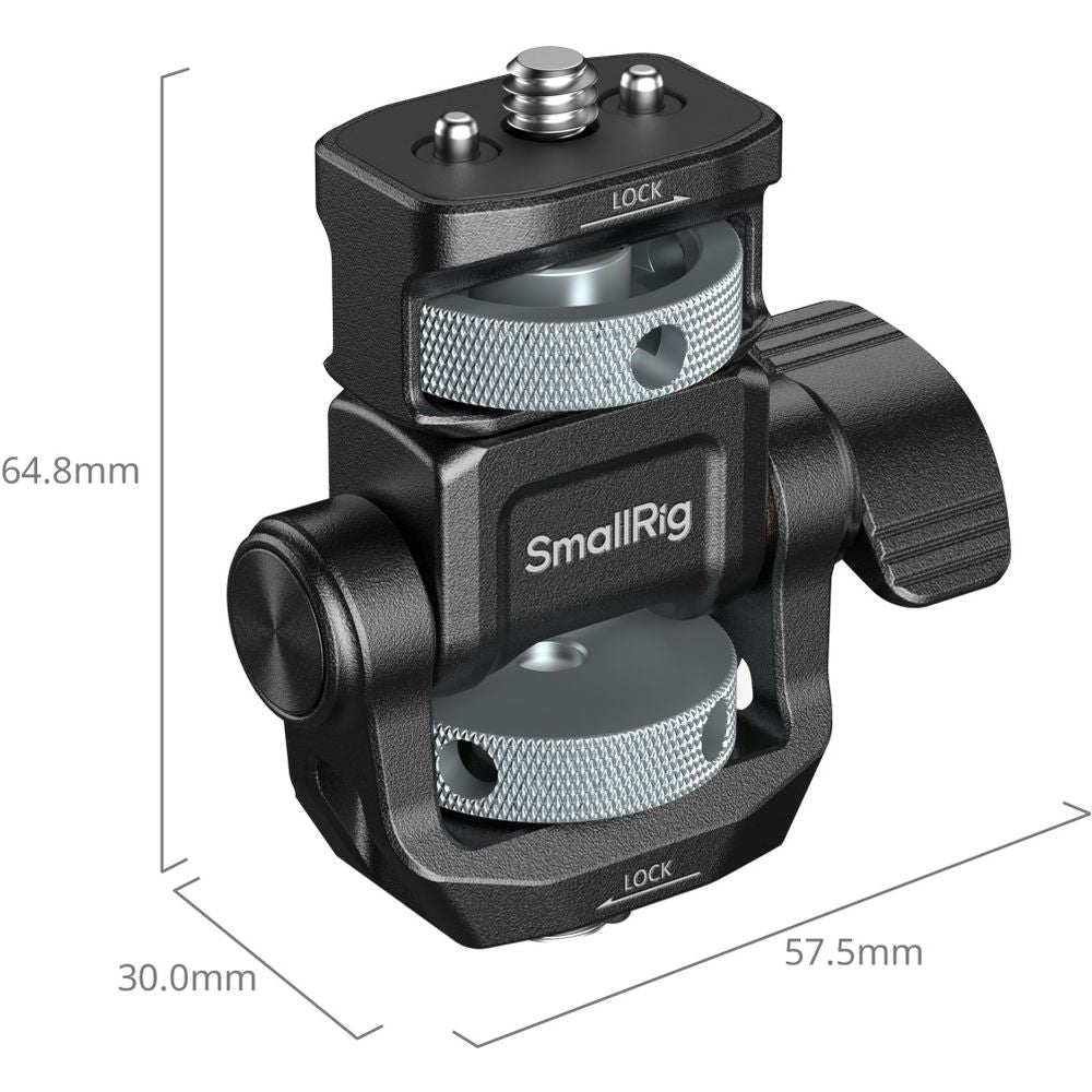 SmallRig 6314 Monitor Support voor Horizontal & Vertical Shooting met ARRI 3/8"-16 Locating Screw