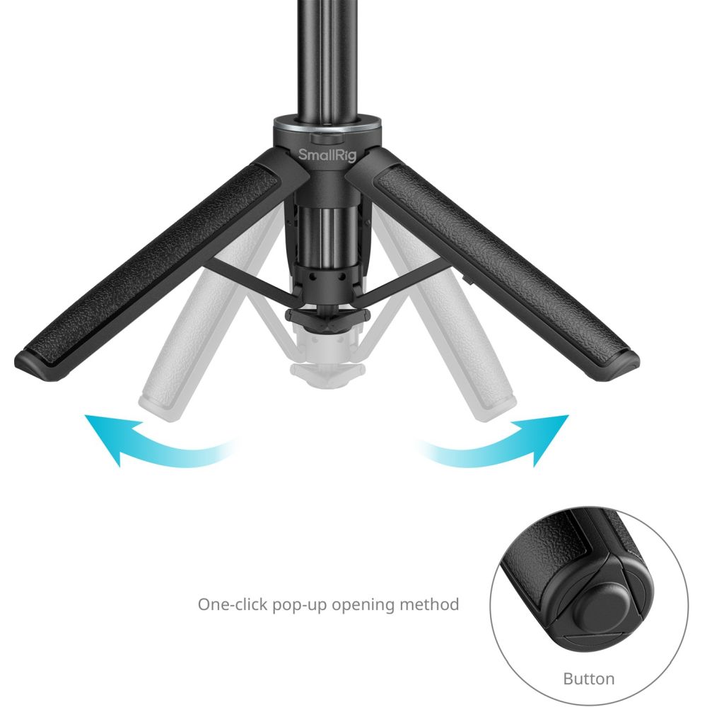 SmallRig 6149 Selfie Stick Support voor DJI Osmo Action 6 / Nano