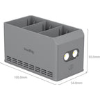 SmallRig 6502 Cargador de batería de 100 W para DJI Mini 5 / 4 / 3 Pro