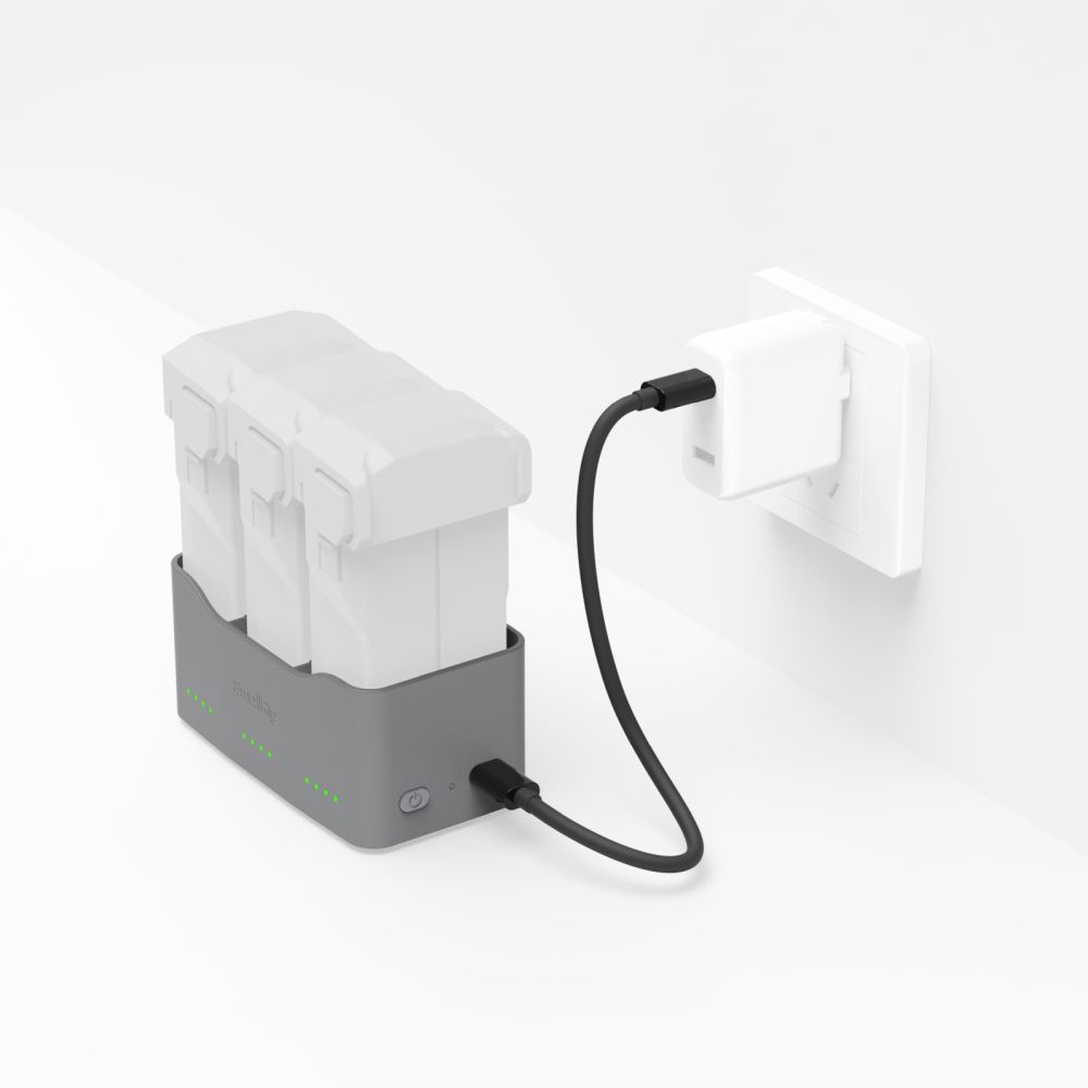SmallRig 6501 65W Battery Charger voor DJI Mini 5 / 4 / 3 Pro