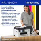 Brother MFC-J5010DW Impresora de inyección de tinta a color todo en uno