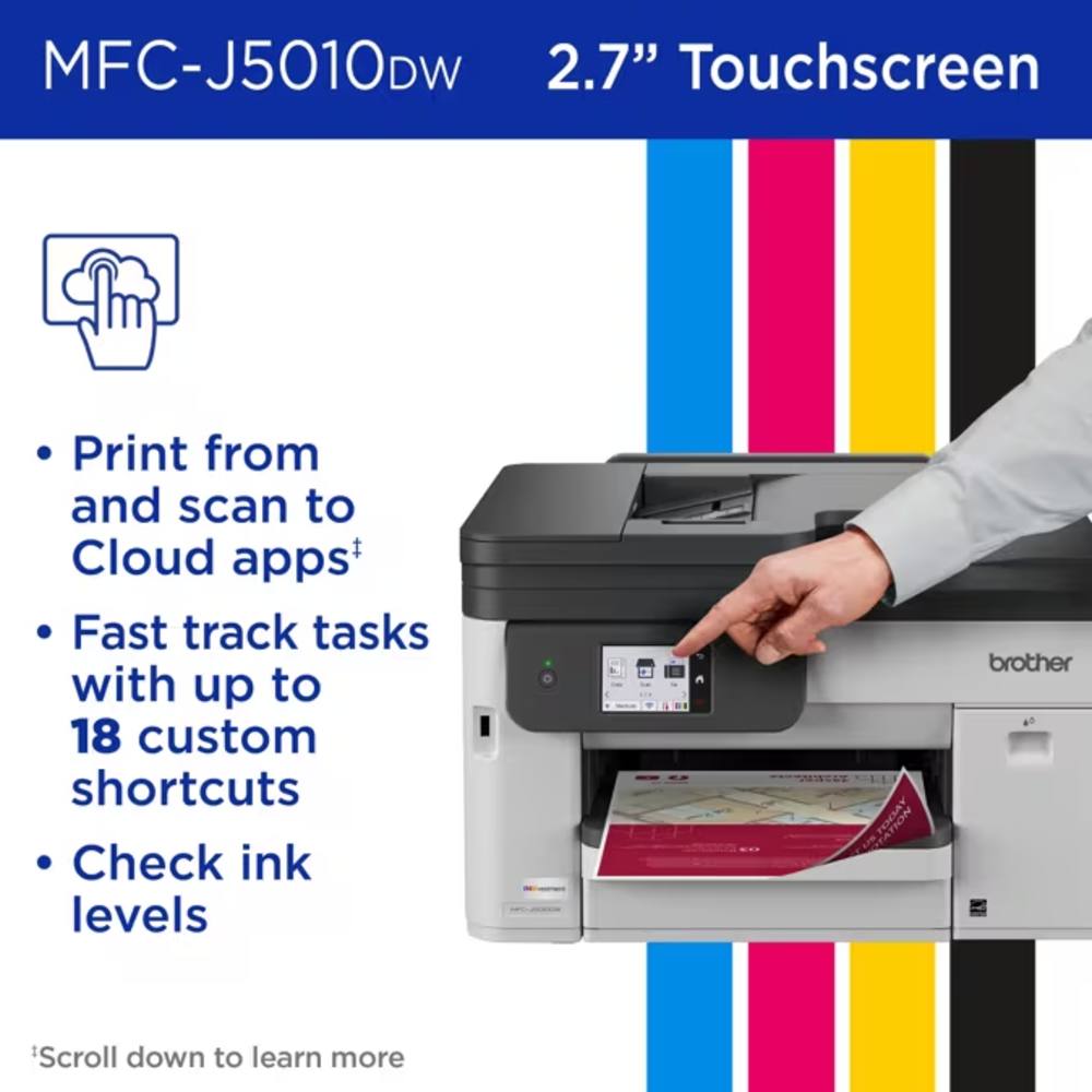 Brother MFC-J5010DW Impresora de inyección de tinta a color todo en uno