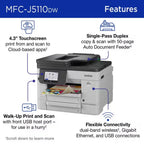 Brother MFC-J5110DW impresora de inyección de tinta a color todo en uno