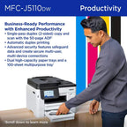 Brother MFC-J5110DW impresora de inyección de tinta a color todo en uno