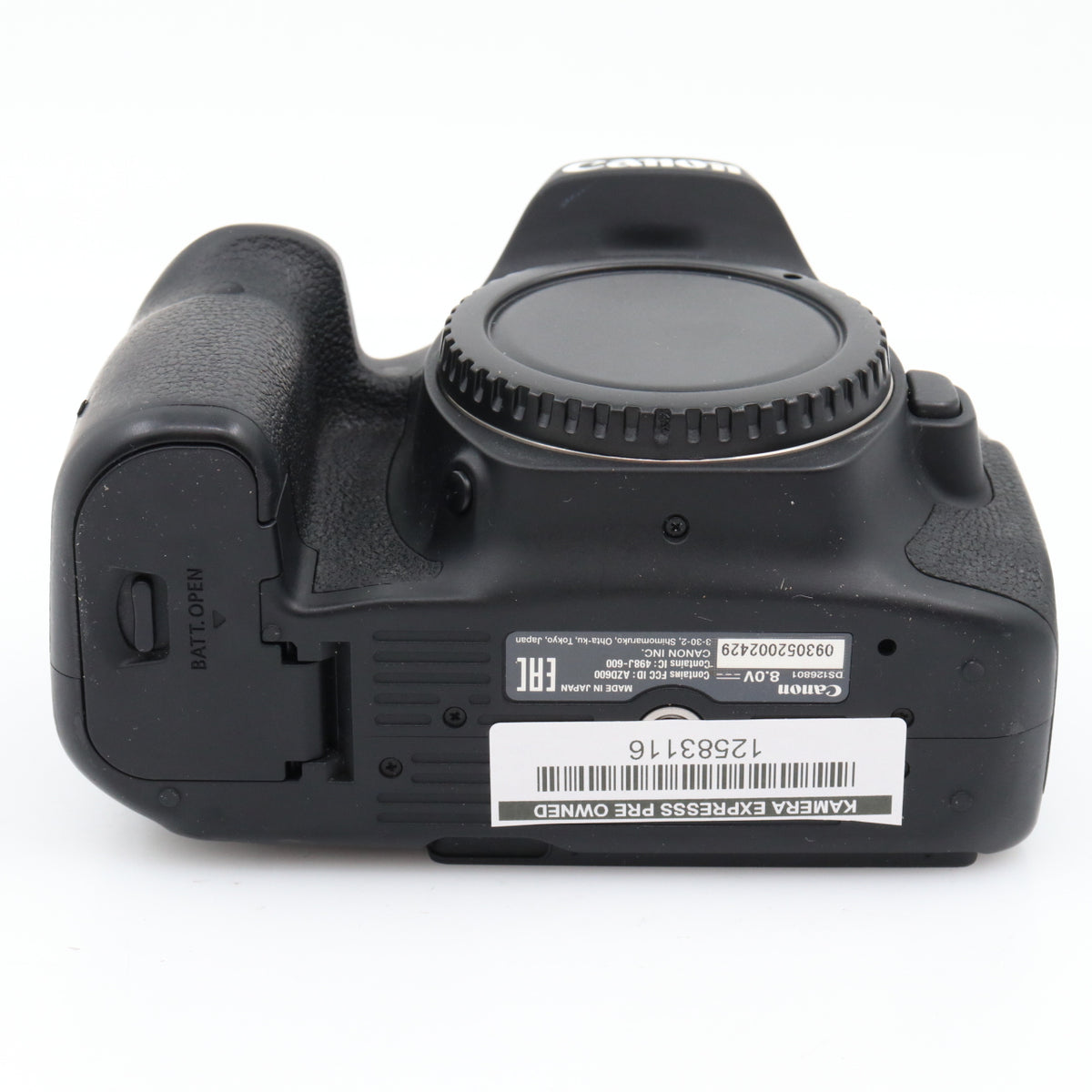 Canon EOS 90D body used