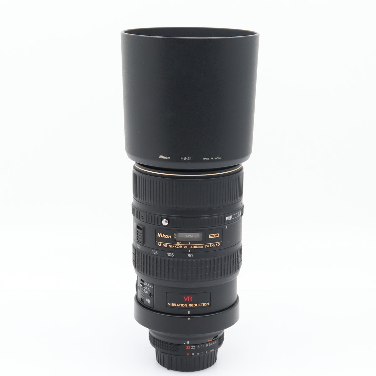 Nikon AF 80-400mm F/4.5-5.6 D ED VR tweedehands