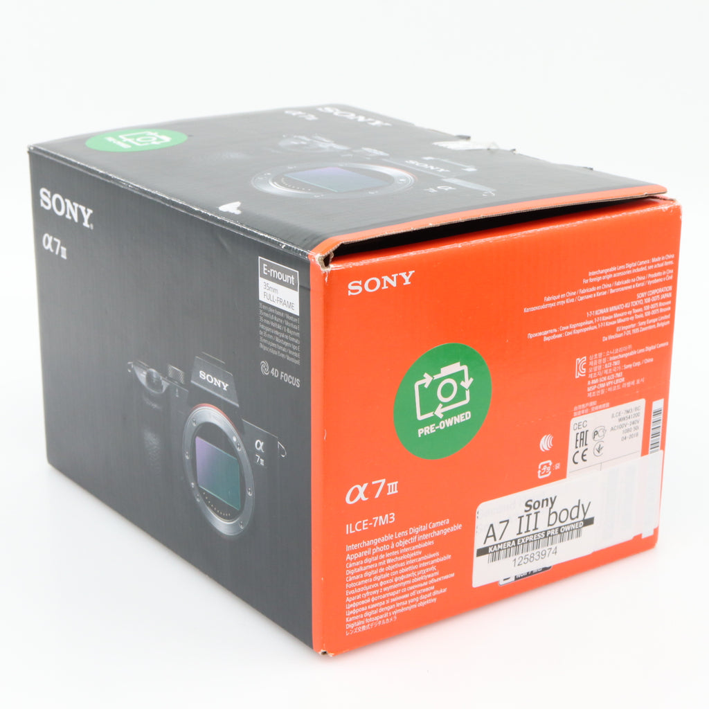 Sony A7 III boîtier occasion