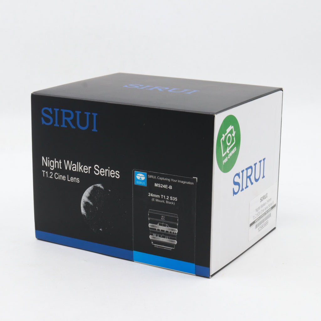 Sirui Night Walker 24mm T1.2 S35 Cine lens Sony E tweedehands