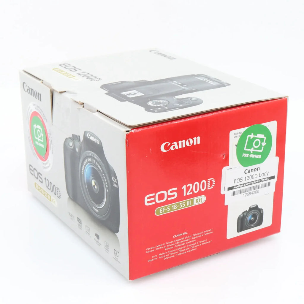 Canon EOS 1200D body used