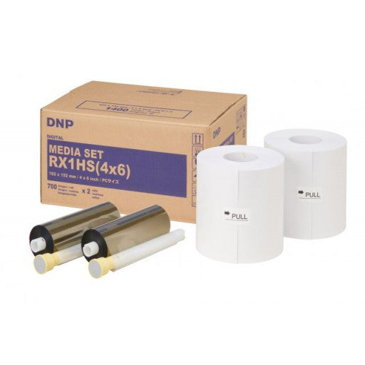 DNP Media Juego DSRX1HS 10x15 (1400 prints) para DNP DS-RX1/RX1HS OUTLET