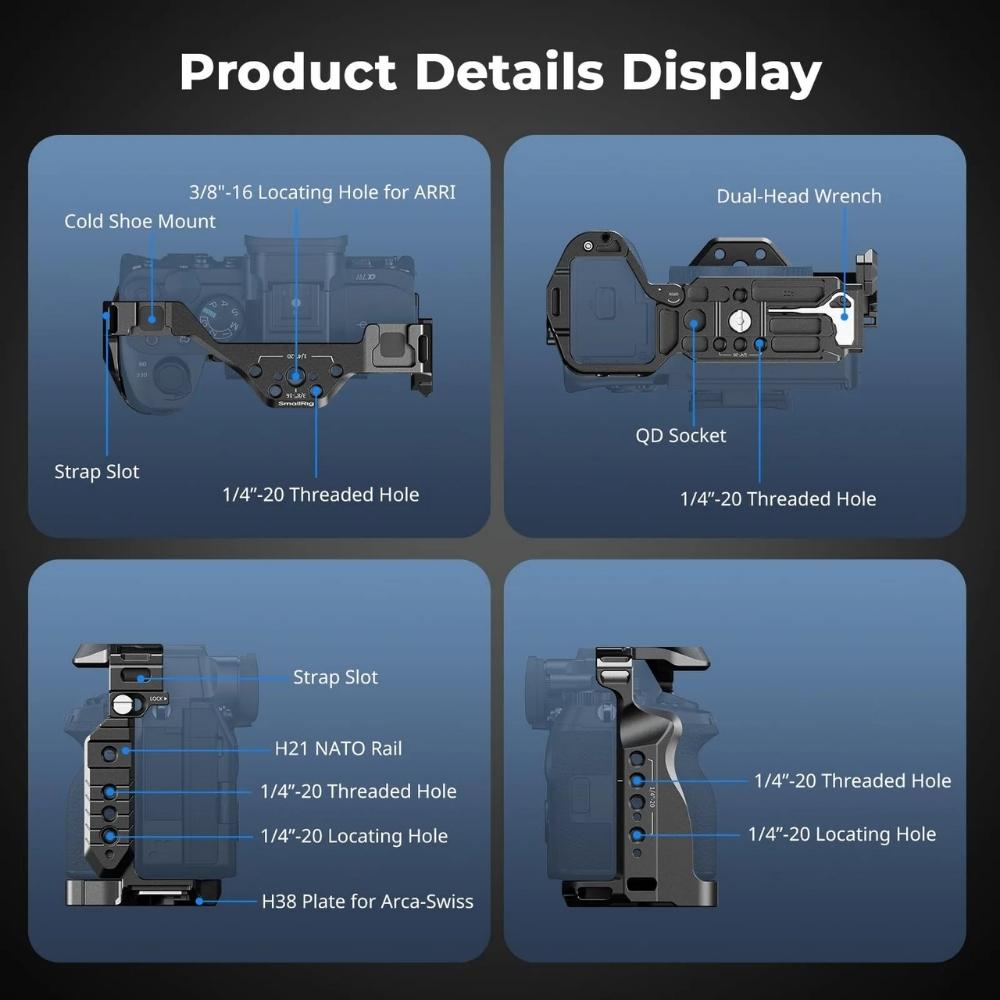 SmallRig 3669D Advanced Kit para Sony A7 IV / A7V / A7SIII