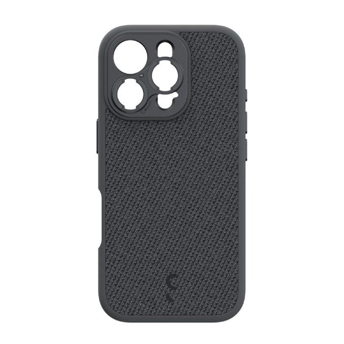 ShiftCam iPhone 16 Pro case Dark Grey Fabric + LensUltra 10x macro smartphone Objektiv