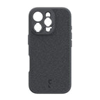 ShiftCam iPhone 16 Pro case Dark Grey Fabric + LensUltra 10x macro smartphone Objektiv