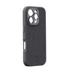 ShiftCam iPhone 16 Pro Case Dark Grey Fabric + LensUltra 200° Fisheye