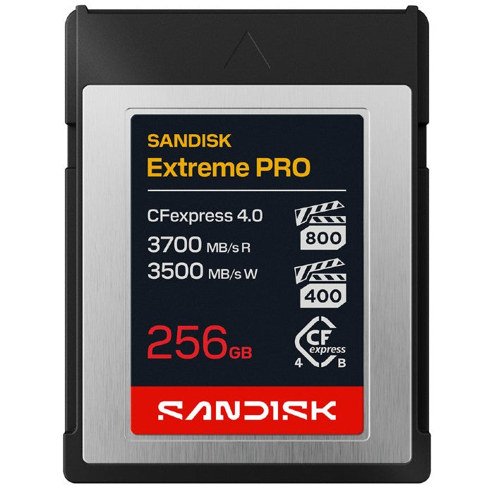 SanDisk Extreme PRO CFexpress Tarjeta 256GB Type B, 4.0