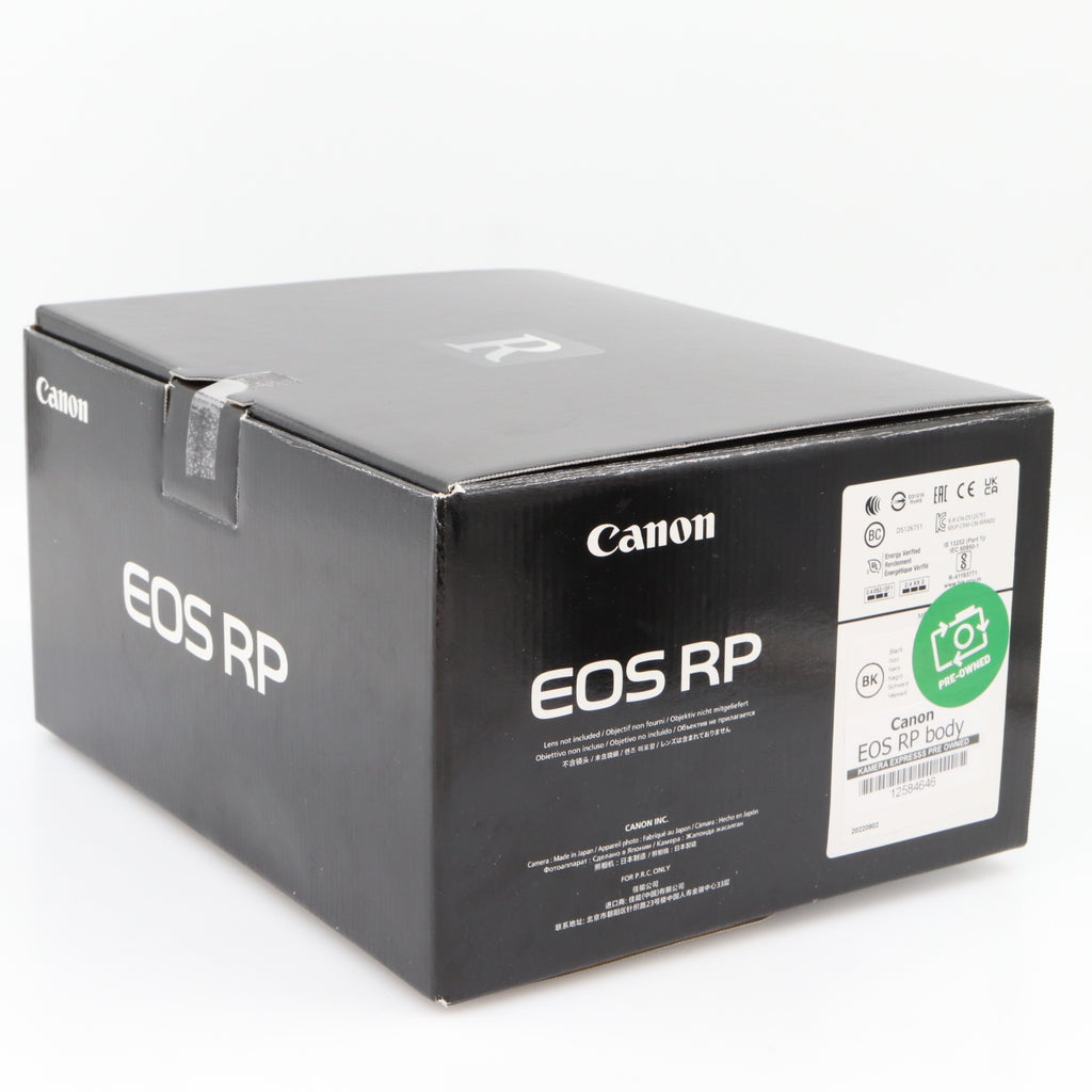 Canon EOS RP body used