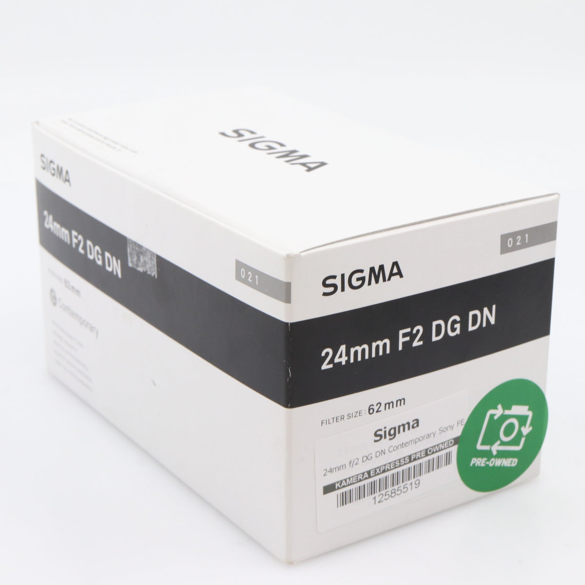 Sigma 24mm f/2 DG DN Contemporary Sony FE occasion