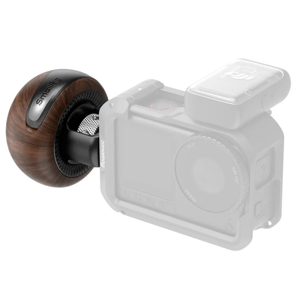 SmallRig 5926 Mini Wooden Side Handle con 1/4''-20 Locating Tornillo