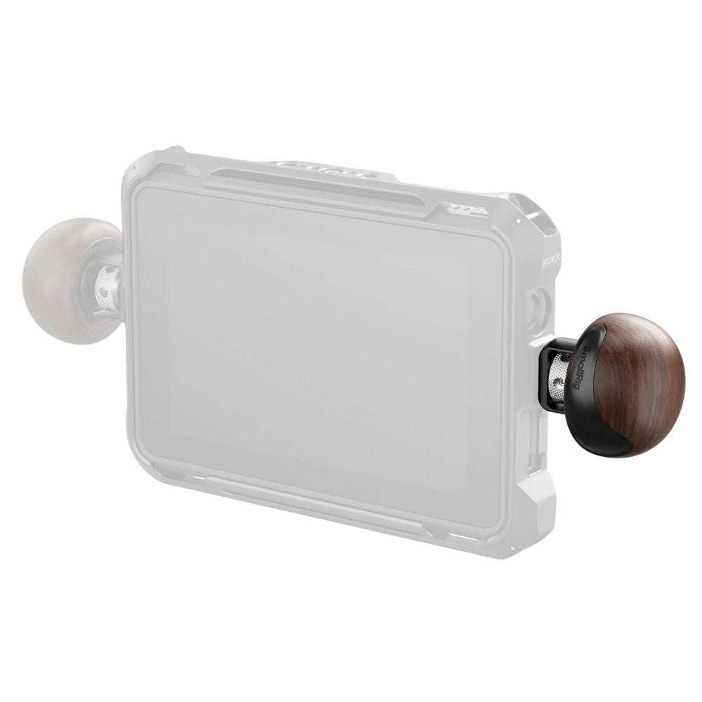 SmallRig 5926 Mini Wooden Side Handle con 1/4''-20 Locating Tornillo