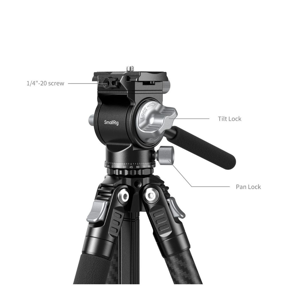 SmallRig 5885 Portable Carbon Fiber Trípode para Action Cameras