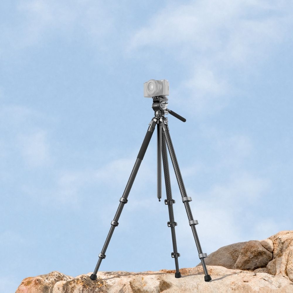 SmallRig 5885 Portable Carbon Fiber Trípode para Action Cameras