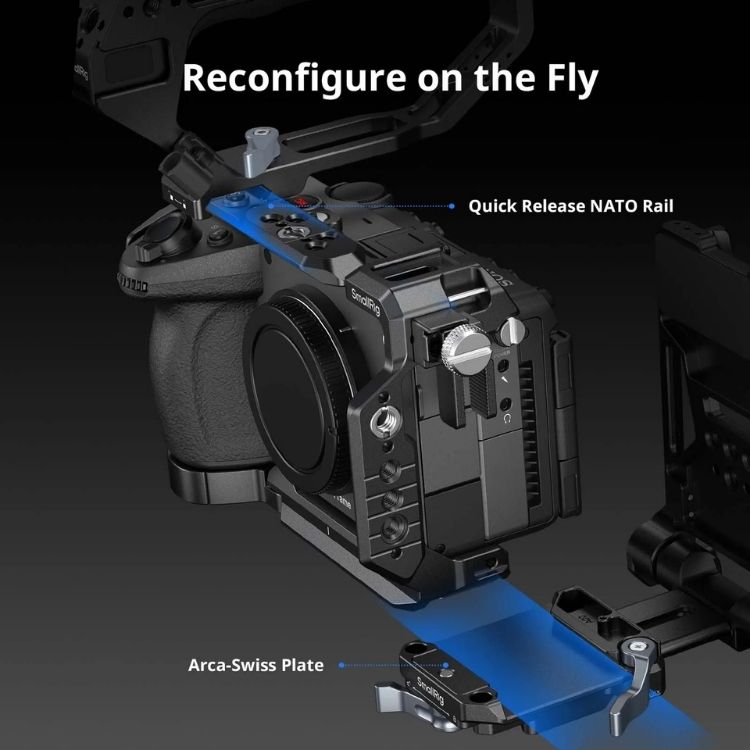 SmallRig 6779 "HawkLock" Cage Kit with V-mount Plate for Sony FX5