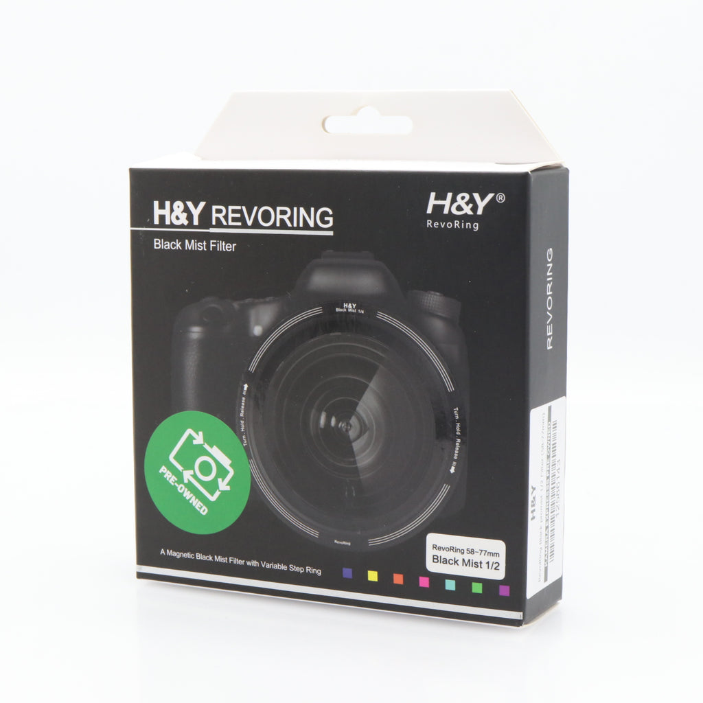 H&Y RevoRing Black promist 1/2 Filter (58-77mm) occasion