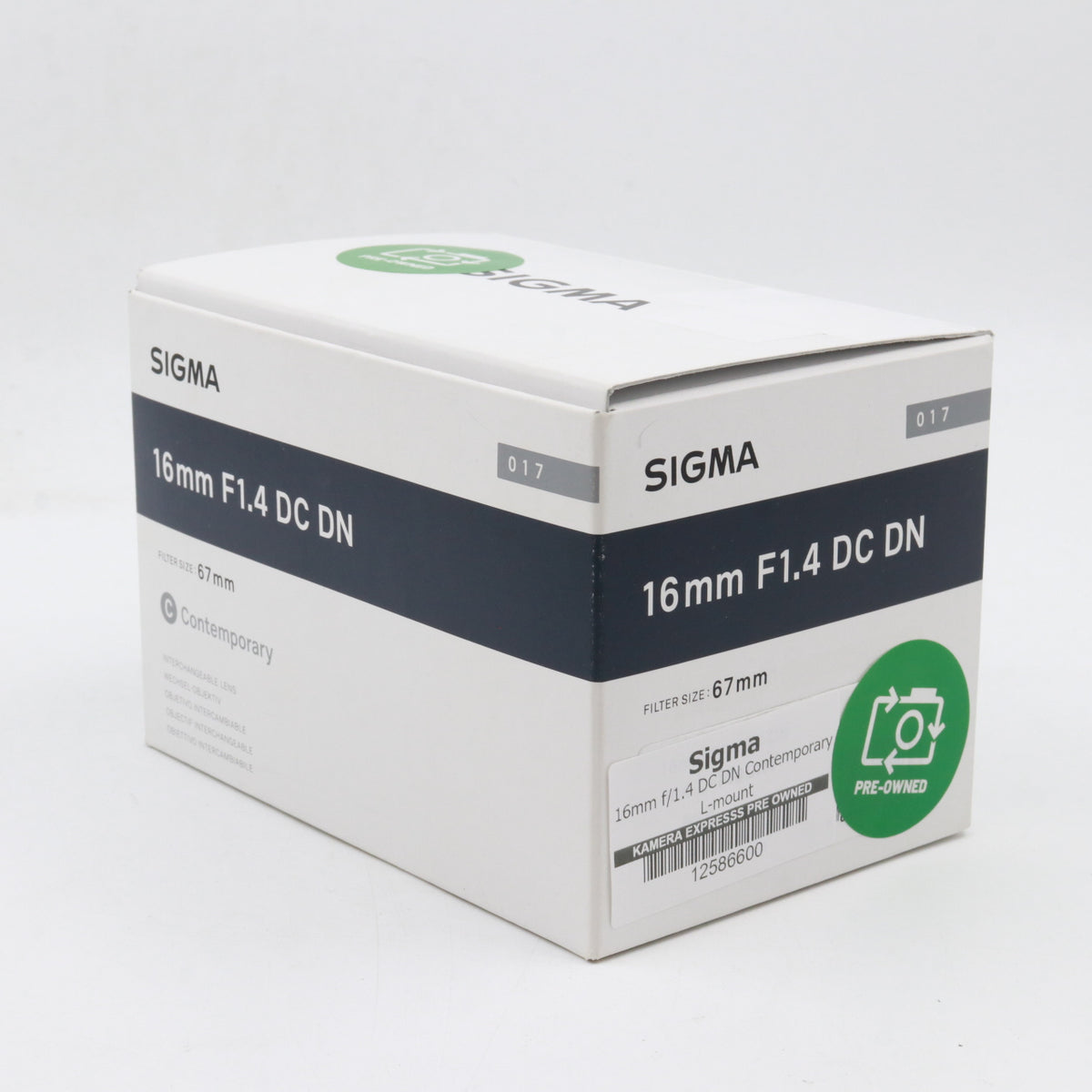 Sigma 16mm f/1.4 DC DN Contemporary L-mount gebraucht