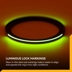 NiSi JetMag Pro Prolock Luminous Adaptor Ring 72mm-82MAG