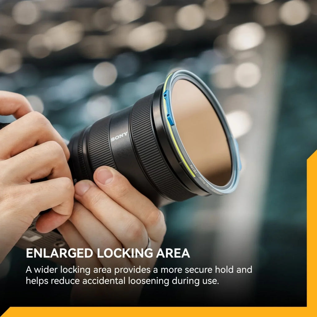 NiSi JetMag Pro Prolock Luminous Adapter Ring 77mm-82MAG