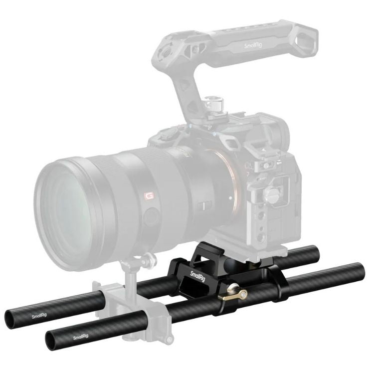 SmallRig 6761 Arca-Type Montura Placa con 15mm Dual Rod Pinza