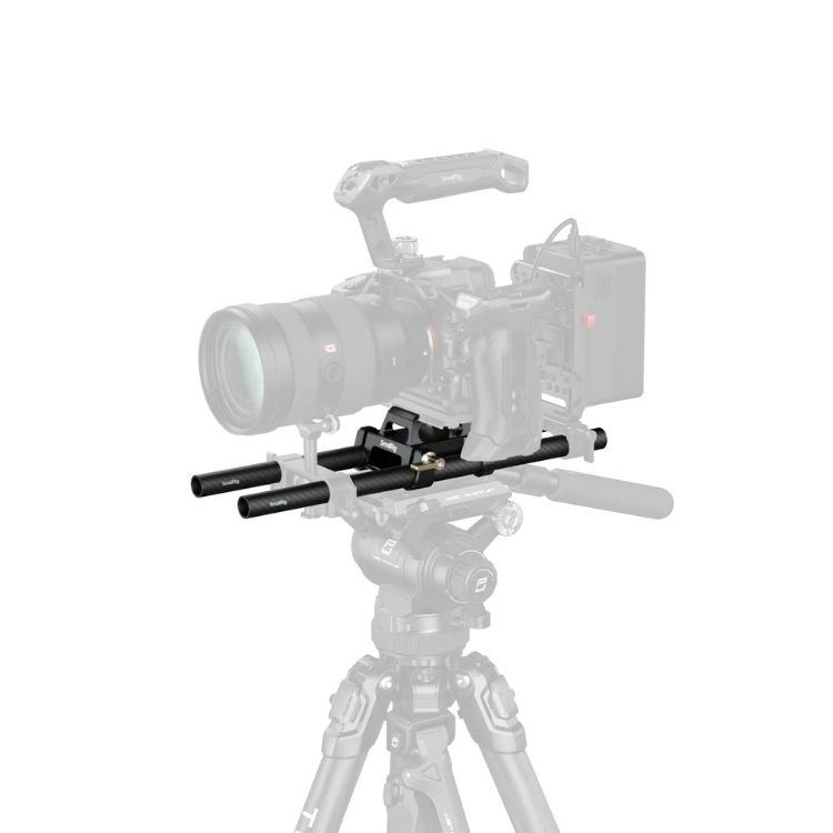 SmallRig 6761 Arca-Type Mount Plate with 15mm Dual Rod Clamp