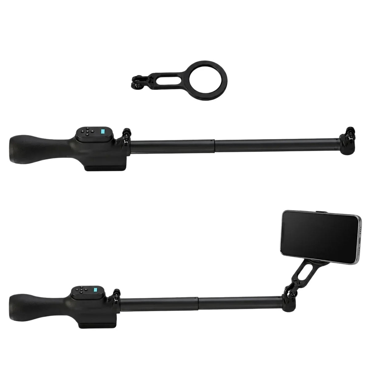 Konova DS3 Gemotoriseerde Selfiestick, Monopod en Slider voor DJI Pocket 3/4