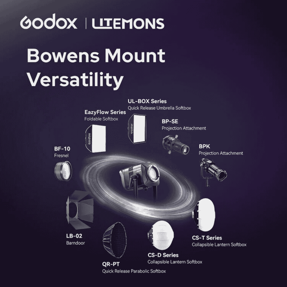 Godox Litemons LE600R Full-color LED Light - Black