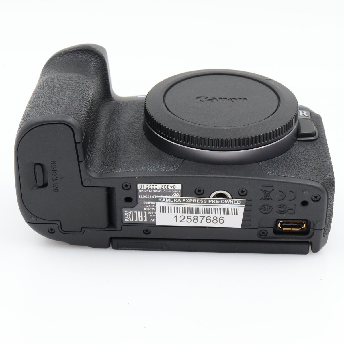 Canon EOS R body used