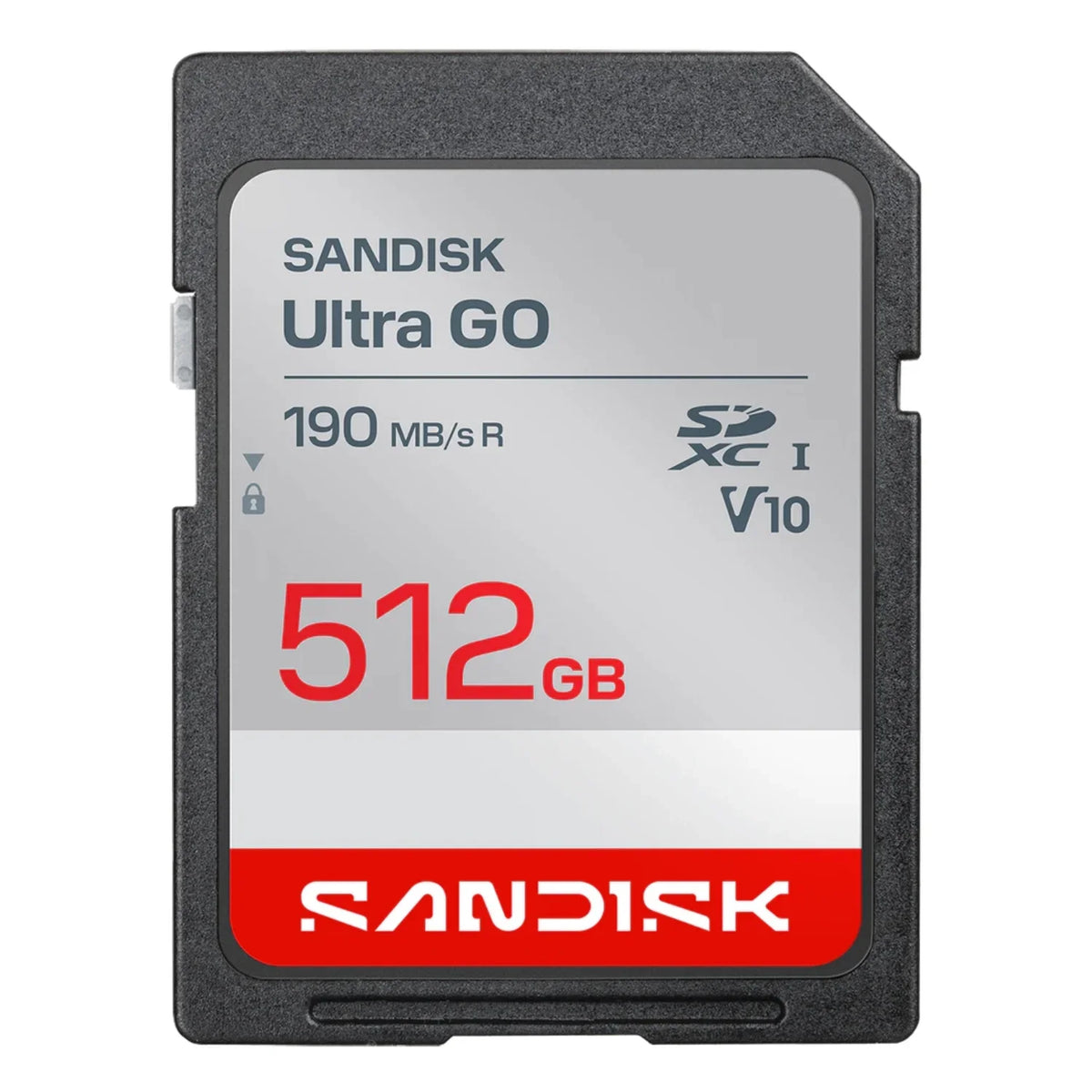 SanDisk SDXC Ultra Go 512GB 190 MB/s UHS-I- V10- U1- C10