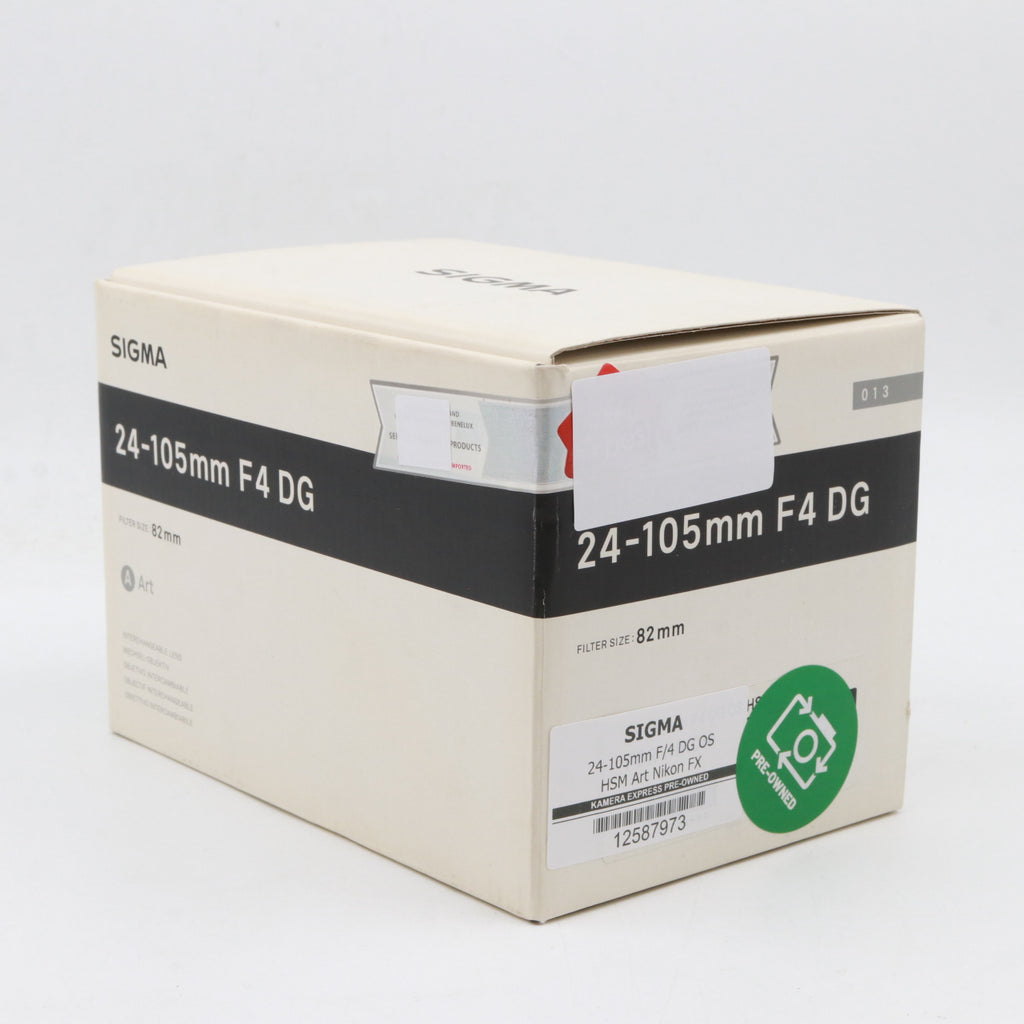 Sigma 24-105mm F/4 DG OS HSM Art Nikon FX occasion