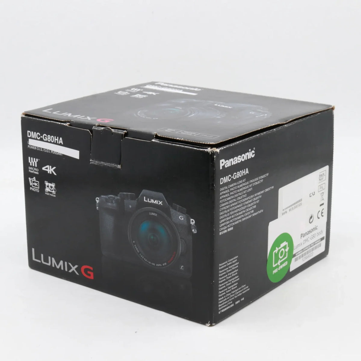 Panasonic Lumix DMC-G80 body used