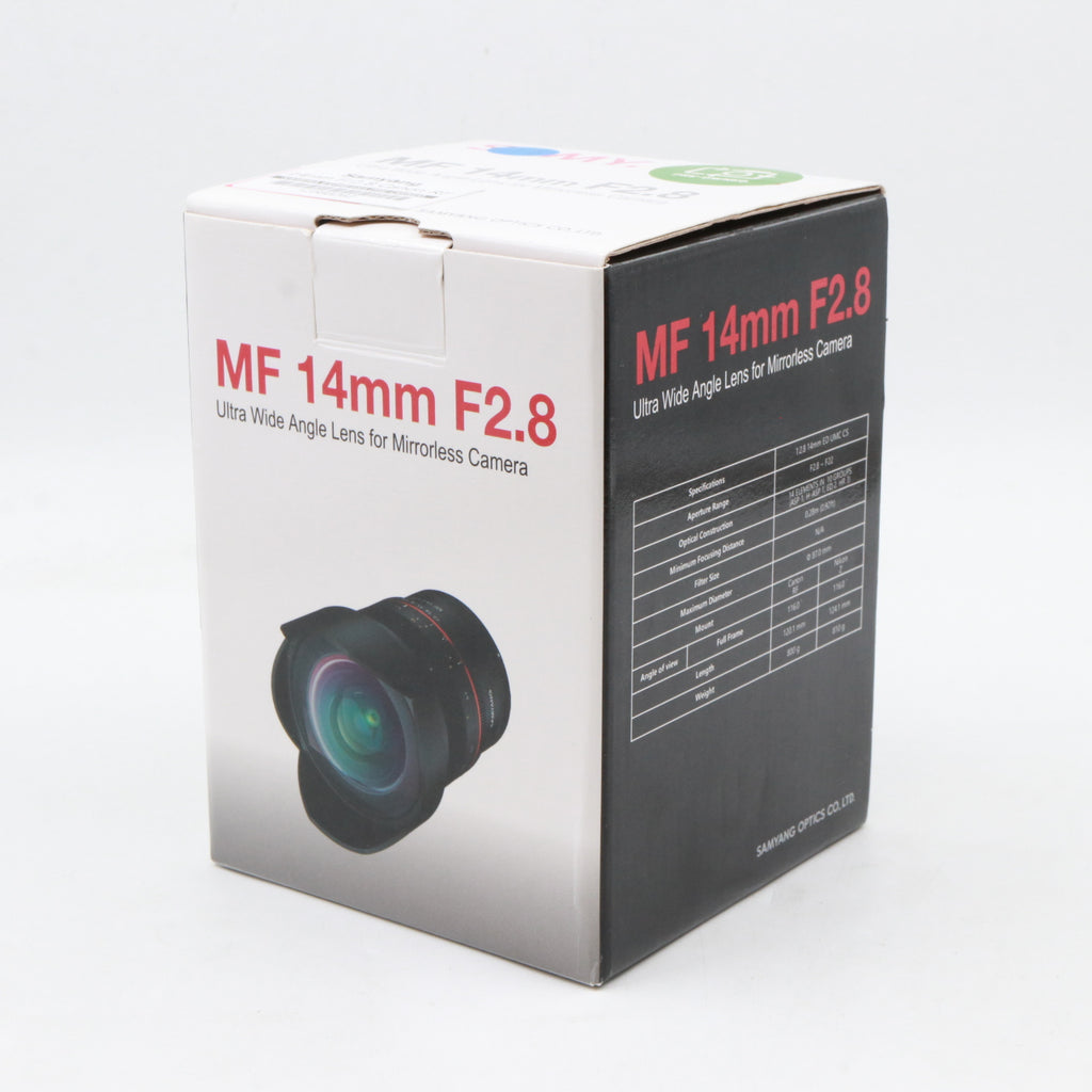 Samyang 14mm F/2.8 Canon RF occasion