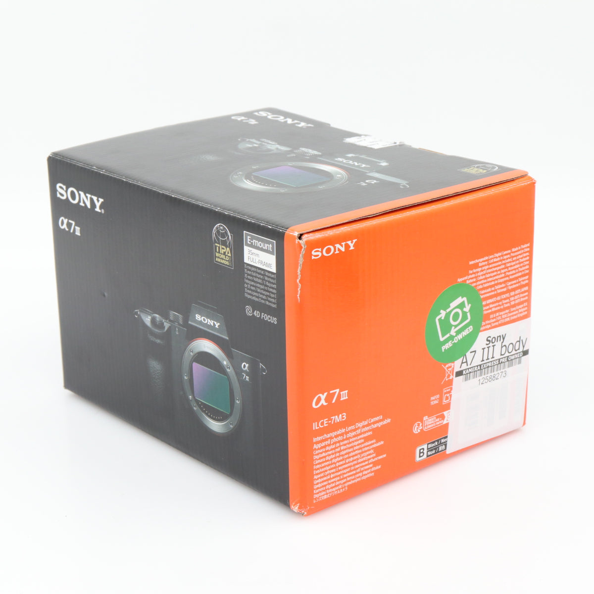 Sony A7 III boîtier occasion
