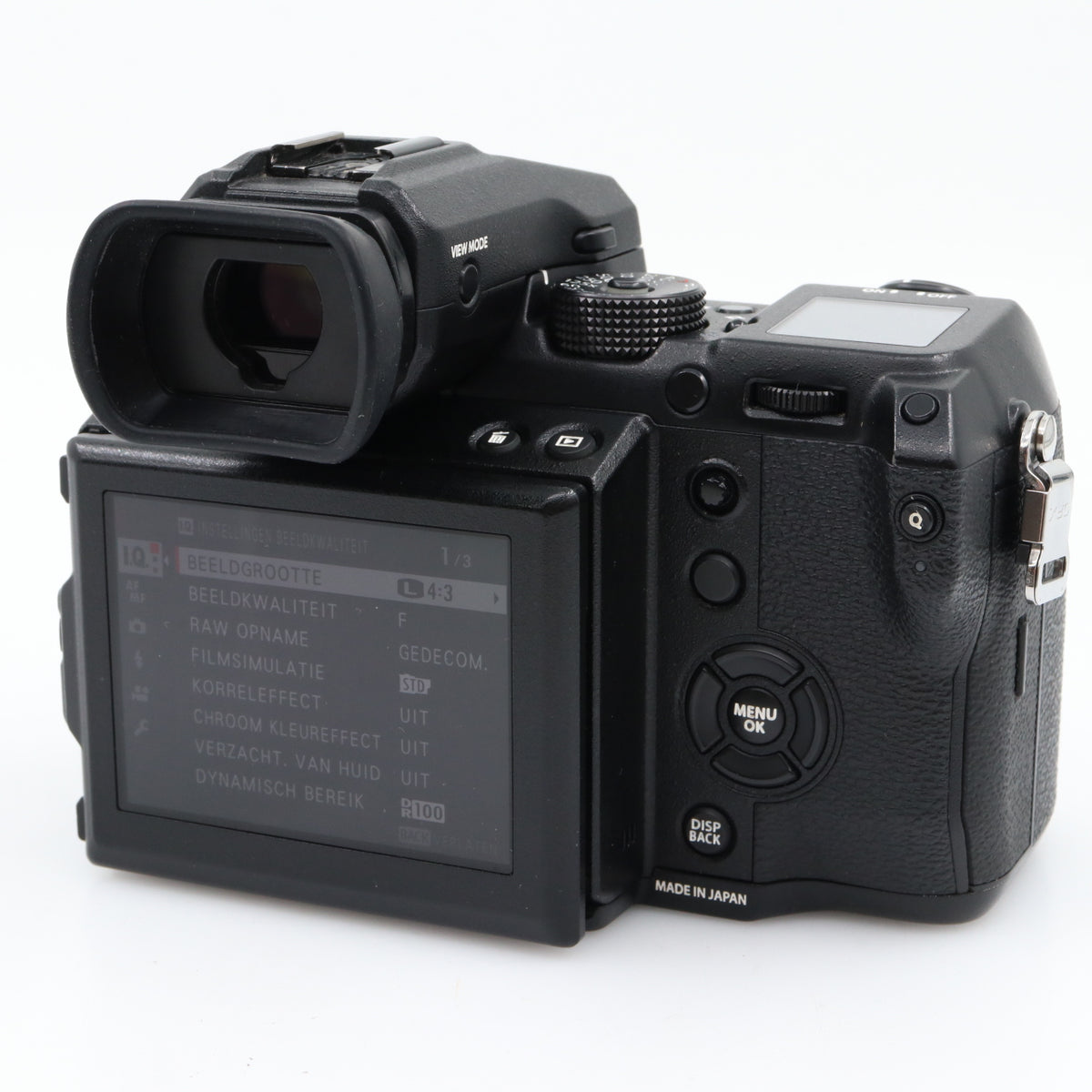 Fujifilm GFX 50S body used