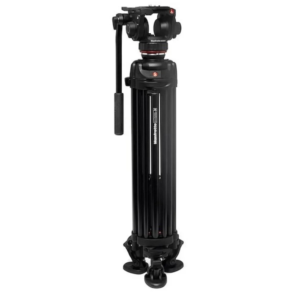 Manfrotto Pro Twin Leg VD System Alu + 502X Fluid Video Head (MVK502XTWINMA)