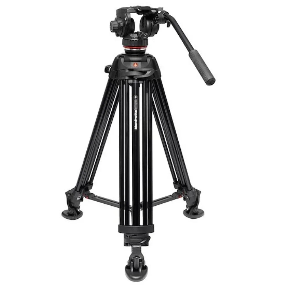Manfrotto Pro Twin Leg VD System Alu + 502X Fluid Video Head (MVK502XTWINMA)