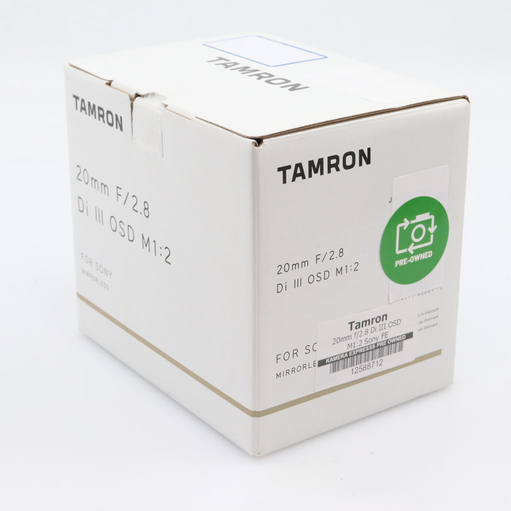 Tamron 20mm f/2.8 Di III OSD M1:2 Sony FE occasion
