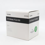 Sigma 14-24mm F/2.8 DG HSM Art Nikon FX occasion