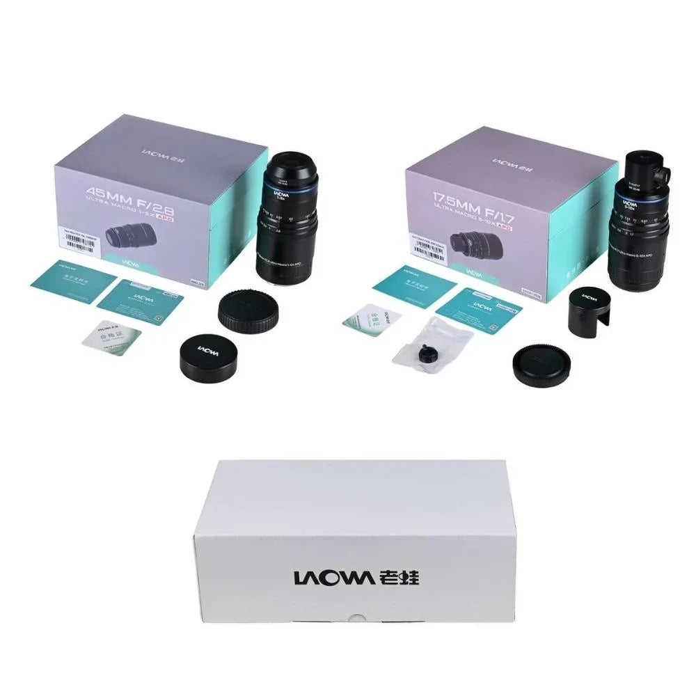 Laowa Aksen 2-lens Bundel (45mm f/2.8, 17.5mm f/1.7 (Coax Ill)) - Sony FE