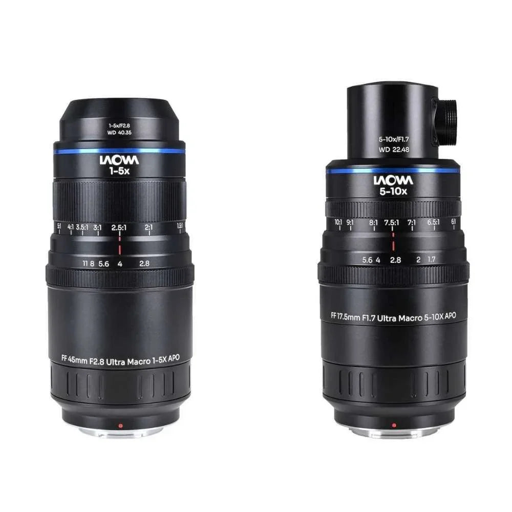 Laowa Aksen 2-objetivo Paquete (45mm f/2.8, 17.5mm f/1.7 (Coax Ill)) - L montura