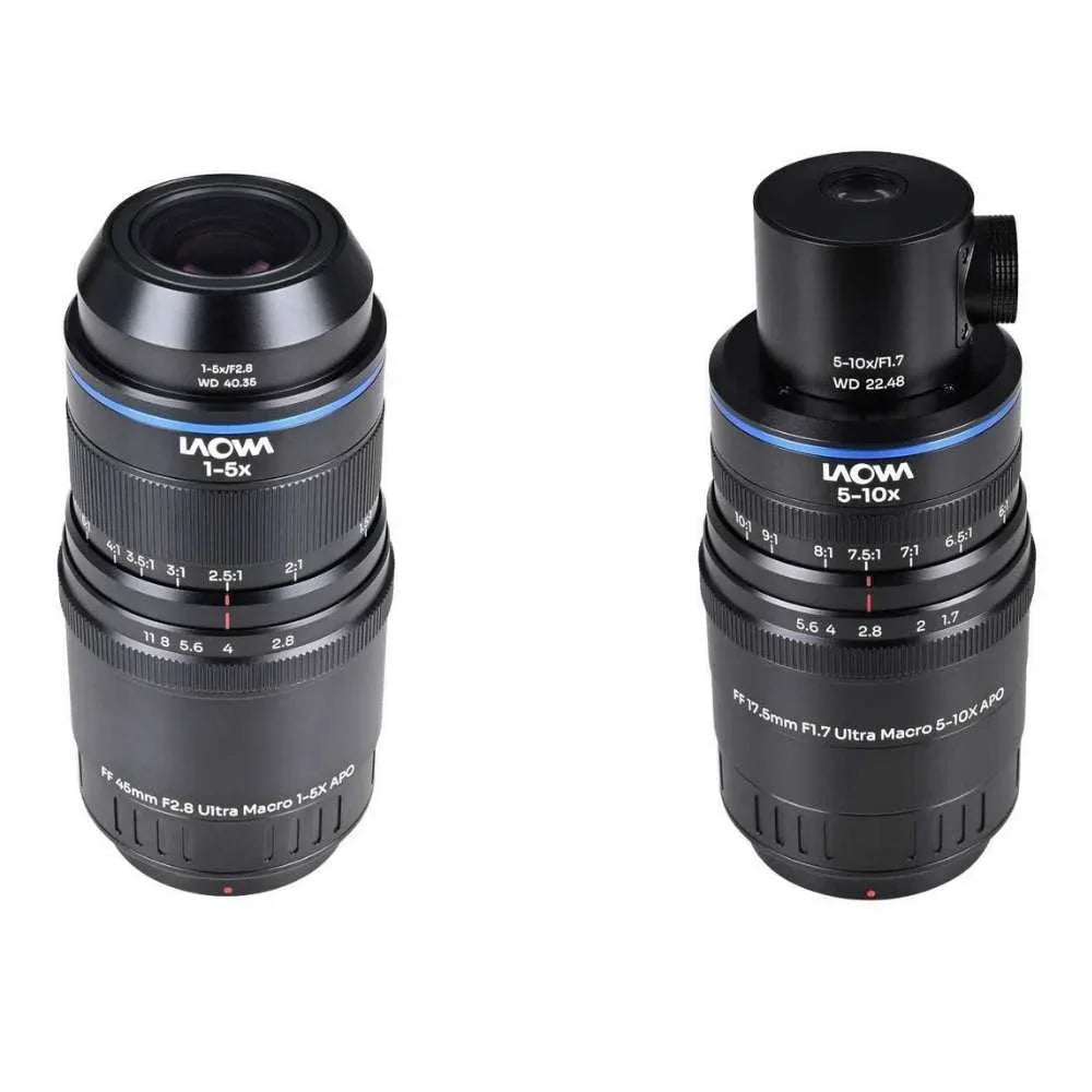 Laowa Aksen 2-objetivo Paquete (45mm f/2.8, 17.5mm f/1.7 (Coax Ill)) - L montura