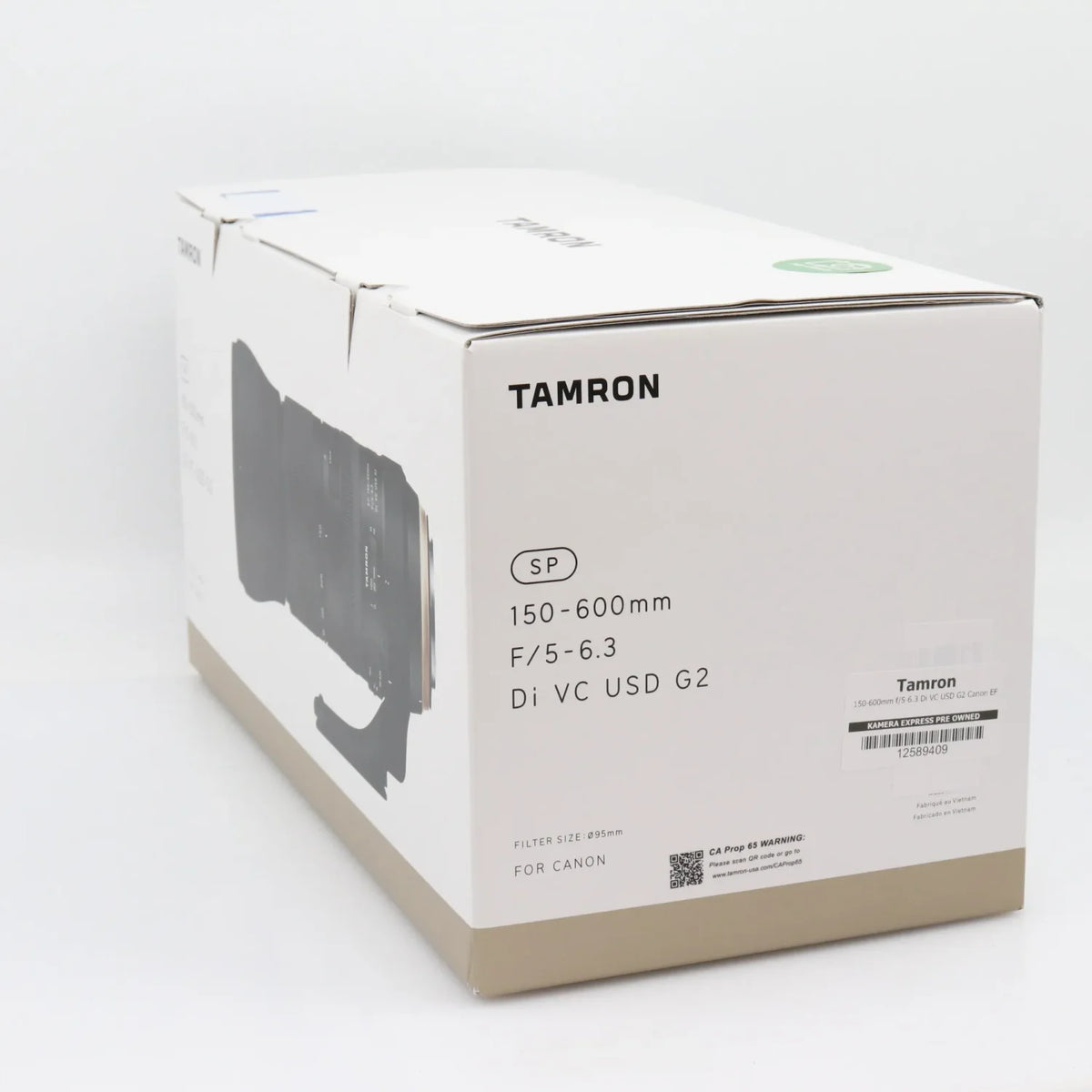 Tamron 150-600mm f/5-6.3 Di VC USD G2 Canon EF segunda mano